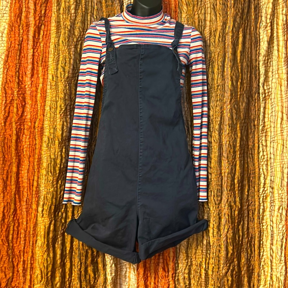 Tricot overall shorts